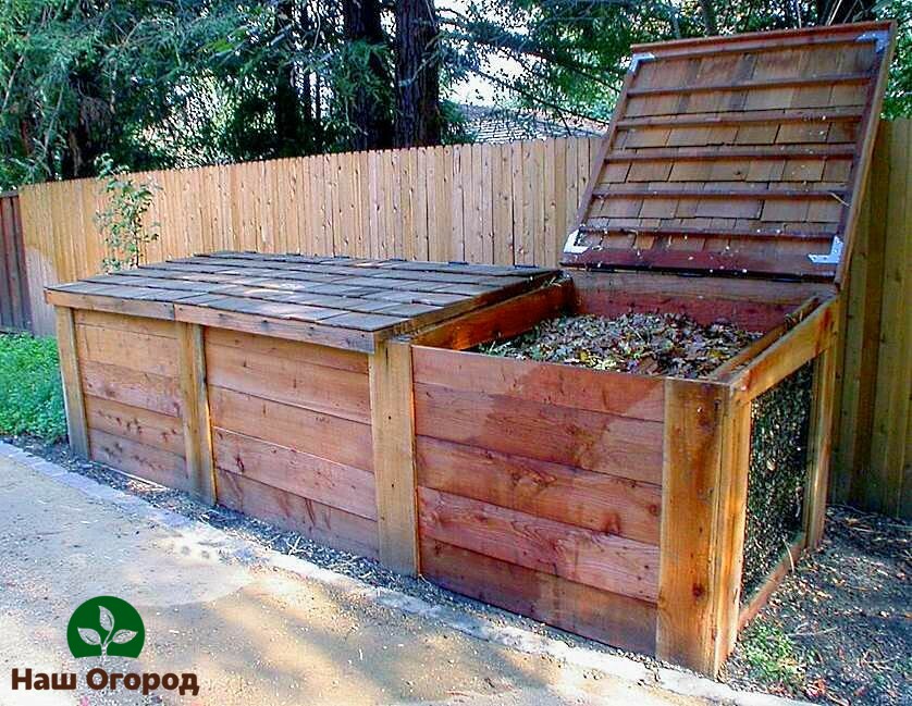 Compost storage boxes