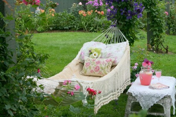 Cozy corner in the garden