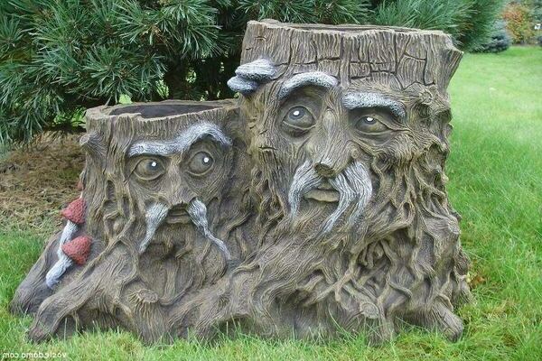 DIY garden sculptures