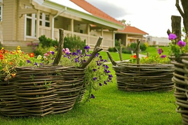 rustic style in landscape design