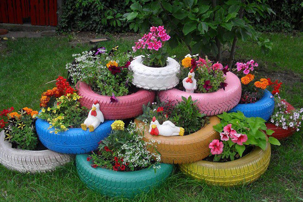 flower bed design + do it yourself