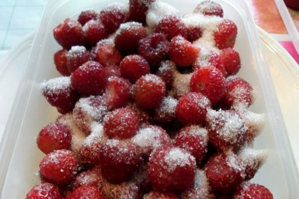 wie man frische erdbeeren lagert