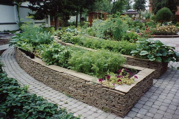 plastic fences + for garden beds