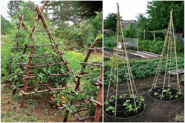 Unterstützung + für Clematis + selber machen